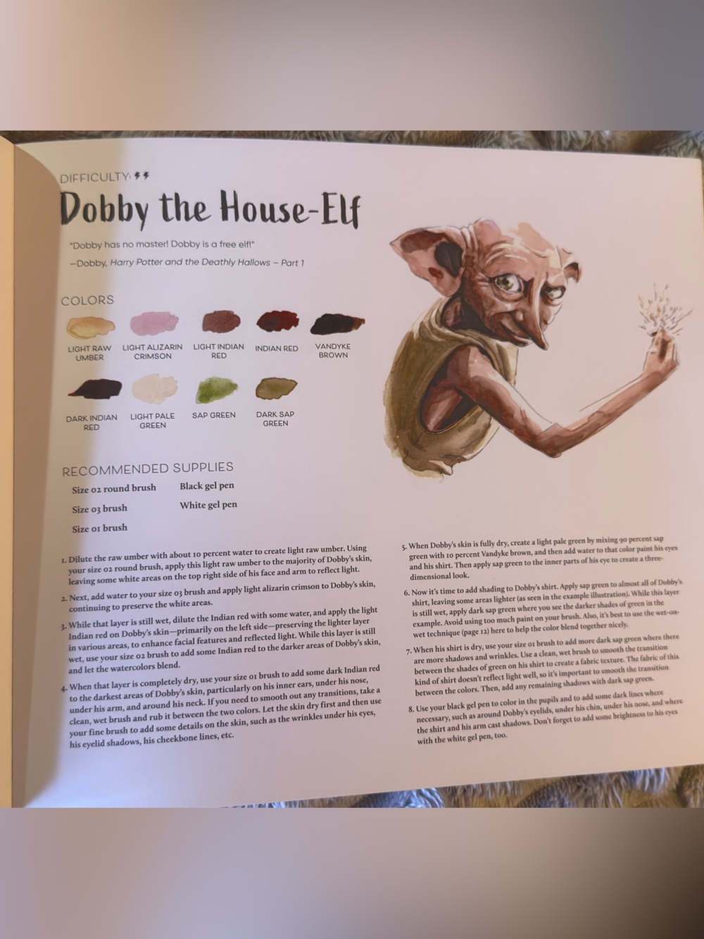 Warner Bros. Harry Potter Watercolor Magic Book - Picture 6 of 7